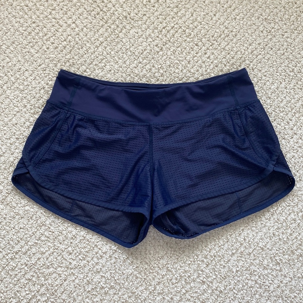 Lululemon Navy Speed Shorts